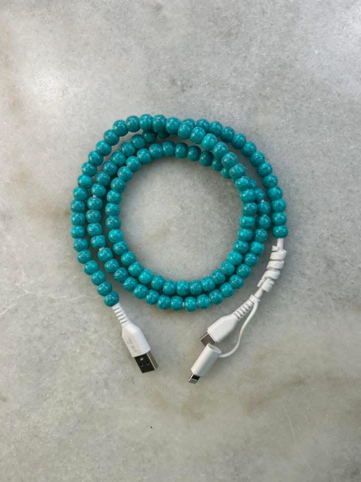 2 in 1 Beaded USB Charger