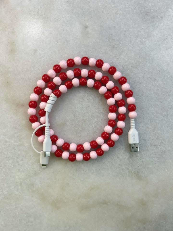 2 in 1 Beaded USB Charger