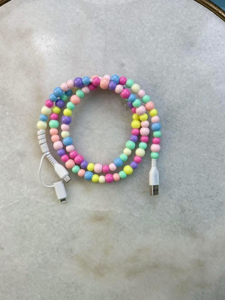 2 in 1 Beaded USB Charger