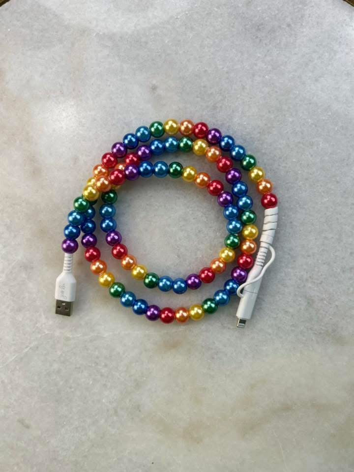 2 in 1 Beaded USB Charger