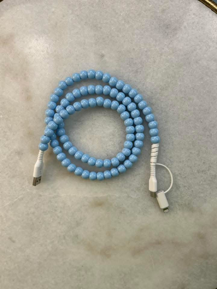 2 in 1 Beaded USB Charger